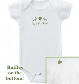 Wee Ones Wee One Ruffle Bum Onesie