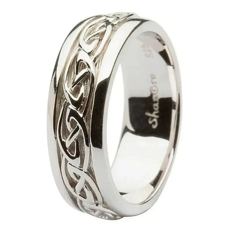 Shanore Sterling Silver Celtic Mens Ring