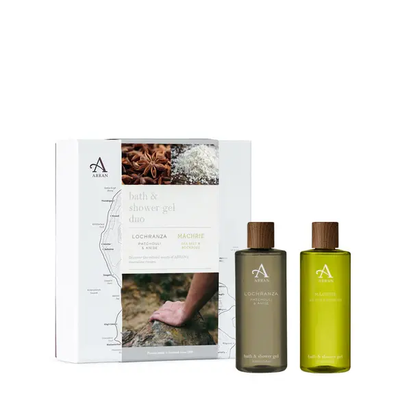 Arran Sense of Scotland Lochranza and Machrie Bath and Shower Gel Duo
