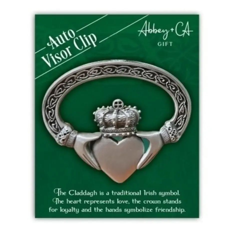 Cathedral Art Visor Clip: Claddagh