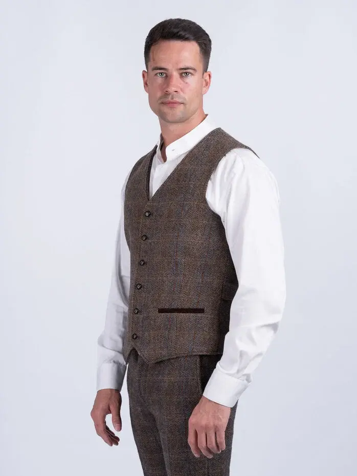 Celtic Tweeds Hunting Tweed Waistcoat (Classic)