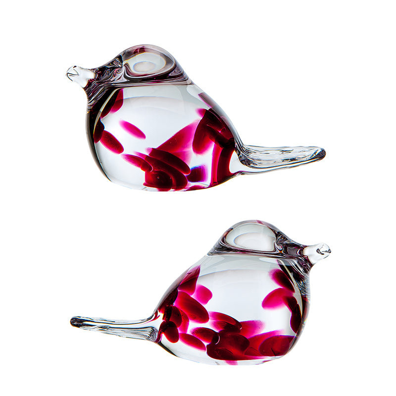 Irish Handmade Glass Company Irish Rose Love Birds