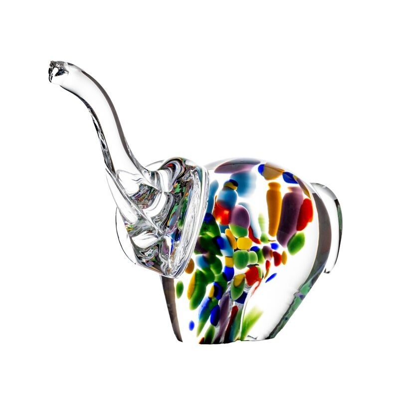 Irish Handmade Glass Company Glass Wildflower Elephant