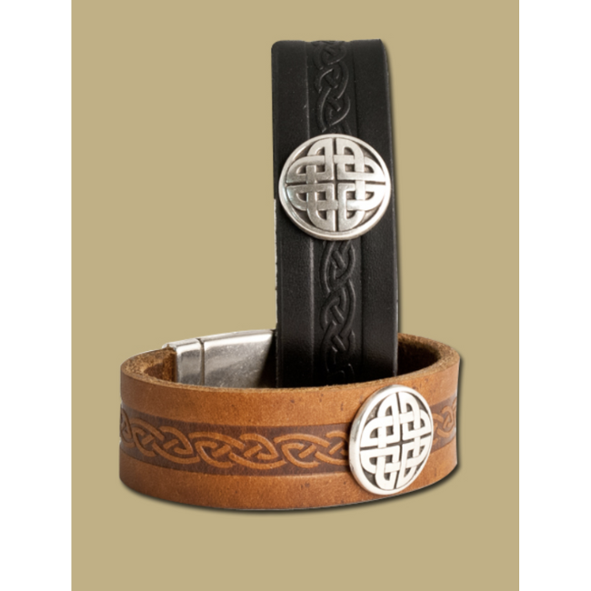 Lee River Craig Leather Magnetic Cuff