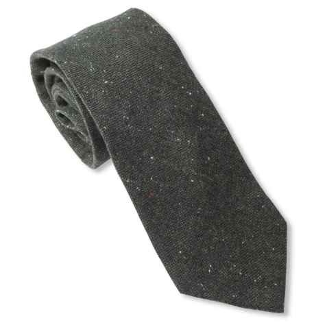 Patrick Francis Green Tweed Tie