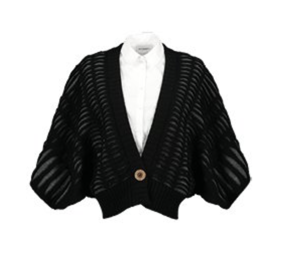 McConnell Woolen Mills Atlantic Kimono in Black