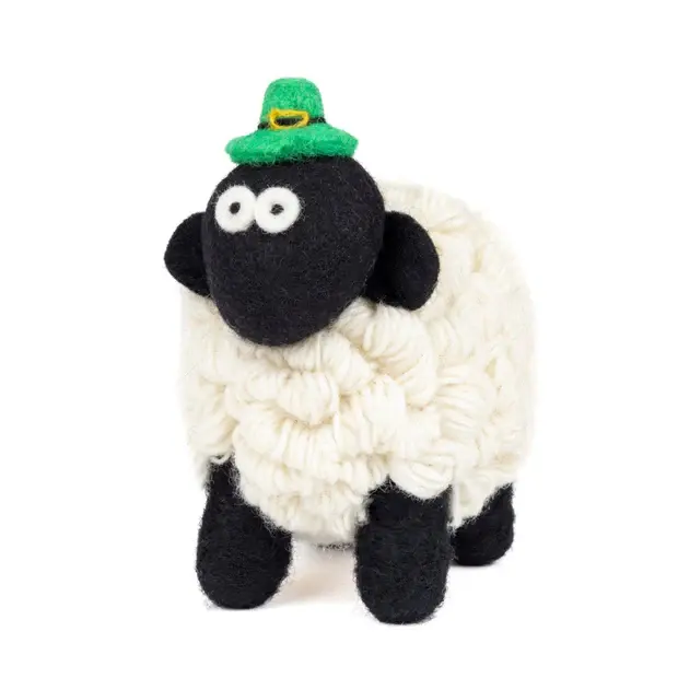 Erin Knitwear Handmade Wool Sheep Leprechaun Hat