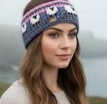 Erin Knitwear Aran Sheep Cable Headband