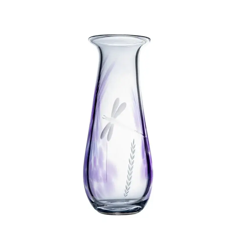 Irish Handmade Glass Company Wild Heather Bud Vase