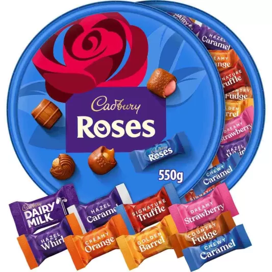 Cadbury Roses Tub 550g (19.4oz)