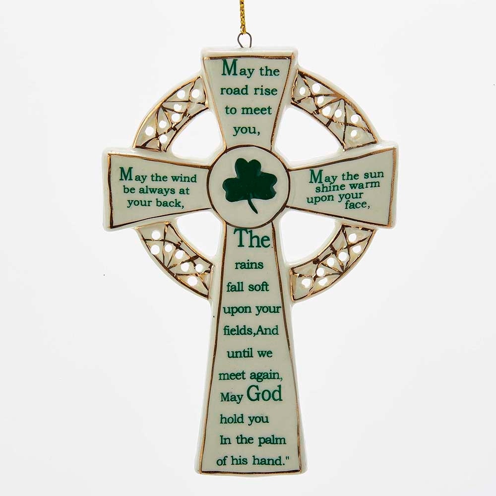 Kurt Adler May the Road Rise Celtic Cross Ornament