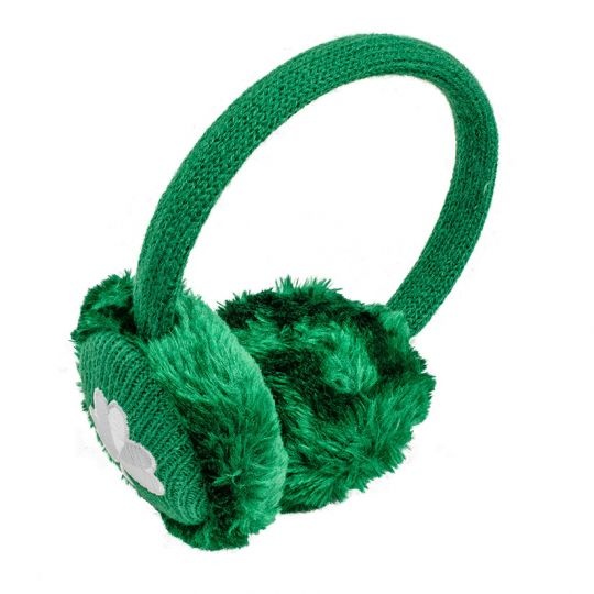 Bridgets of Erin Shamrock Knit Ear Muffs - Youth