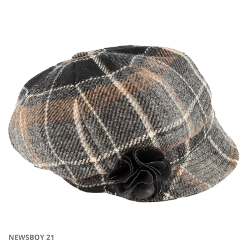 Mucros Wool Newsboy Cap