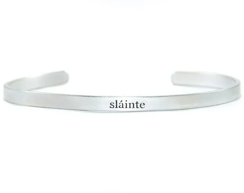 Because I Like It Irish Word Bracelet