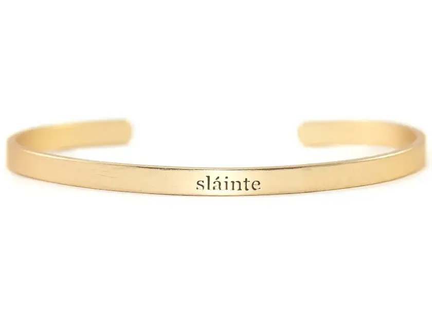 Because I Like It Irish Word Bracelet