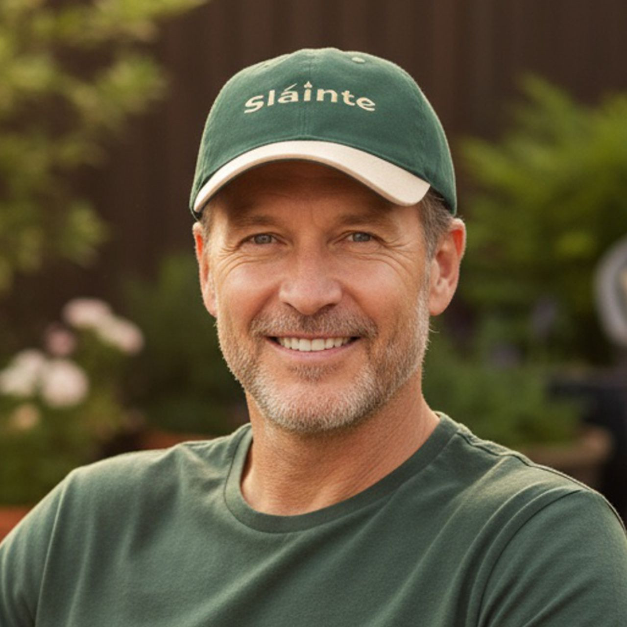 Sexton Company Slainte Green & Tan Baseball Cap