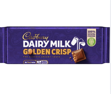 Cadbury Dairy Milk Golden Crisp 54g(1.9oz)