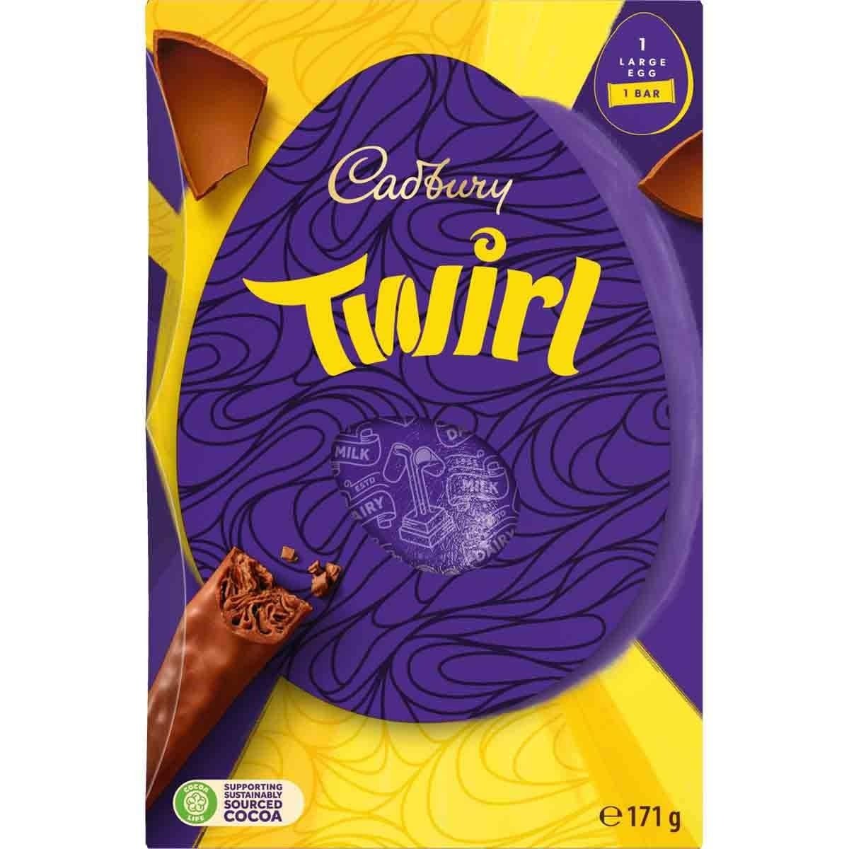 Cadbury Twirl Large Easter Egg 198g (7oz)