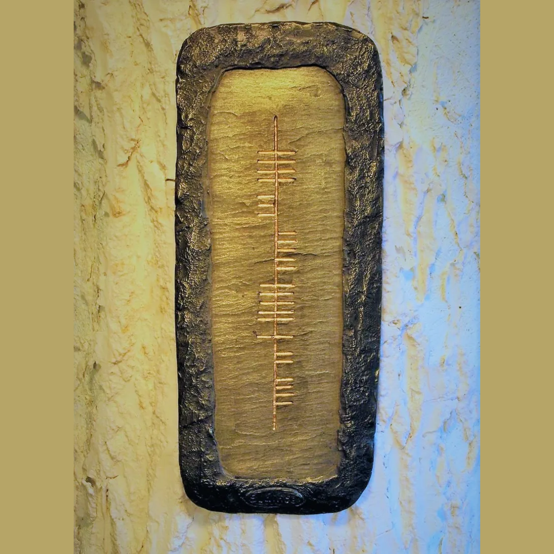 O'Gowna Handmade Ogham Plaque - Large