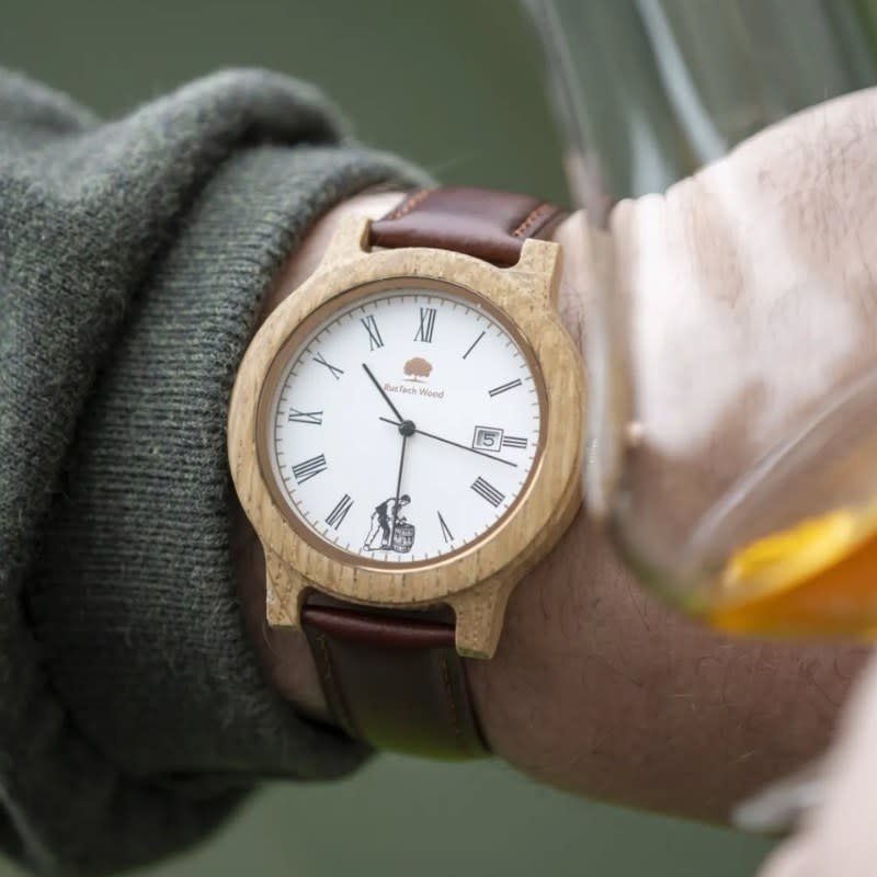 Rustech Wood Men’s Irish Whiskey Cask Watch – The Cooper