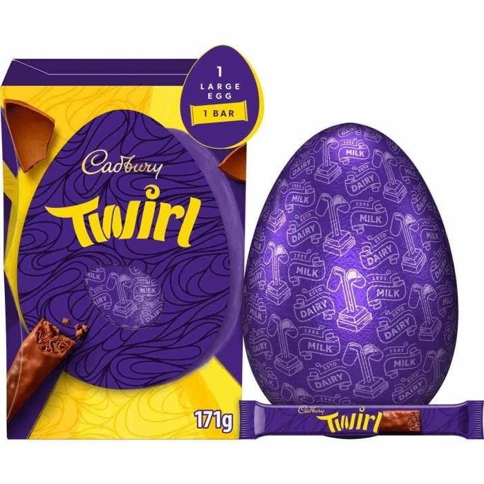 Cadbury Twirl Large Easter Egg 198g (7oz)