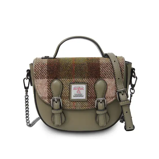 Islander Mini Cobble Satchel: Chestnut Tartan
