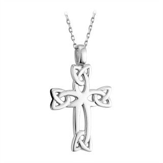 Solvar Sterling Silver Knotwork Celtic Cross