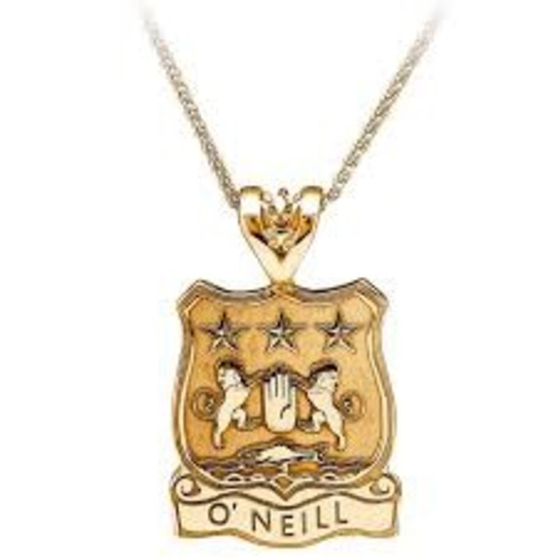 Boru Jewelry Shield with Name Coat of Arms Pendant