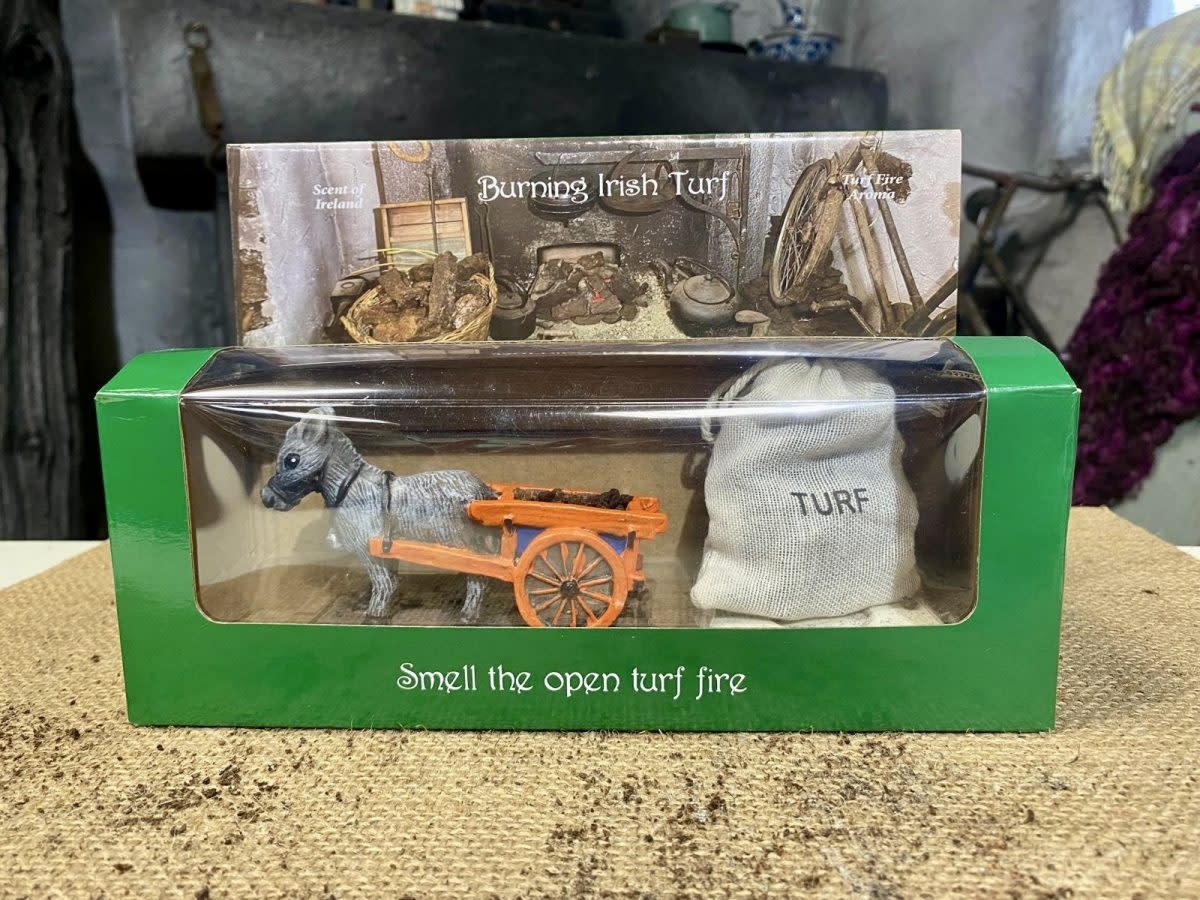 Black Bog Collection Irish Turf Incense Set w/ Donkey