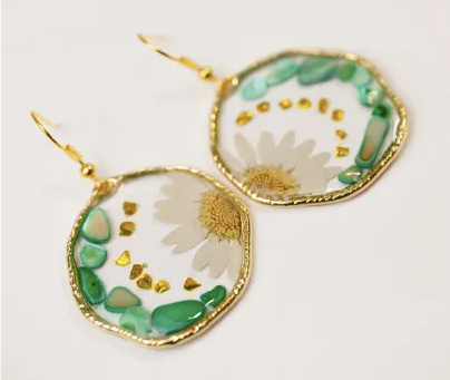 Blueberry Soul Éire Bloom Large Earrings