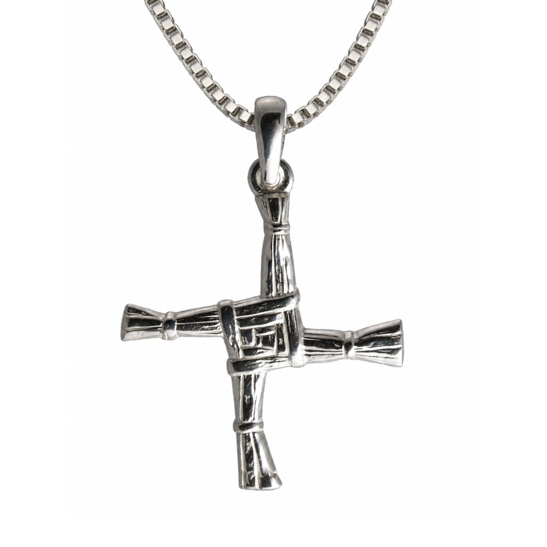 Precious Ireland 30mm St. Brigid's Cross Necklace