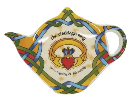 Royal Tara Claddagh Tea Bag Holder:  Irish Weave