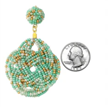Timeless Irish Treasure Beaded Knot Earrings