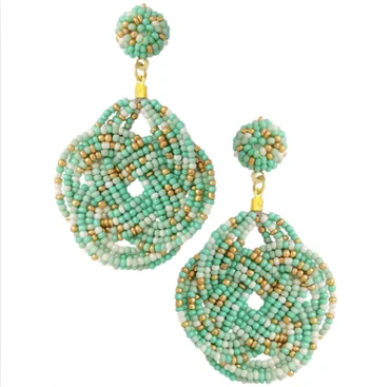 Timeless Irish Treasure Beaded Knot Earrings