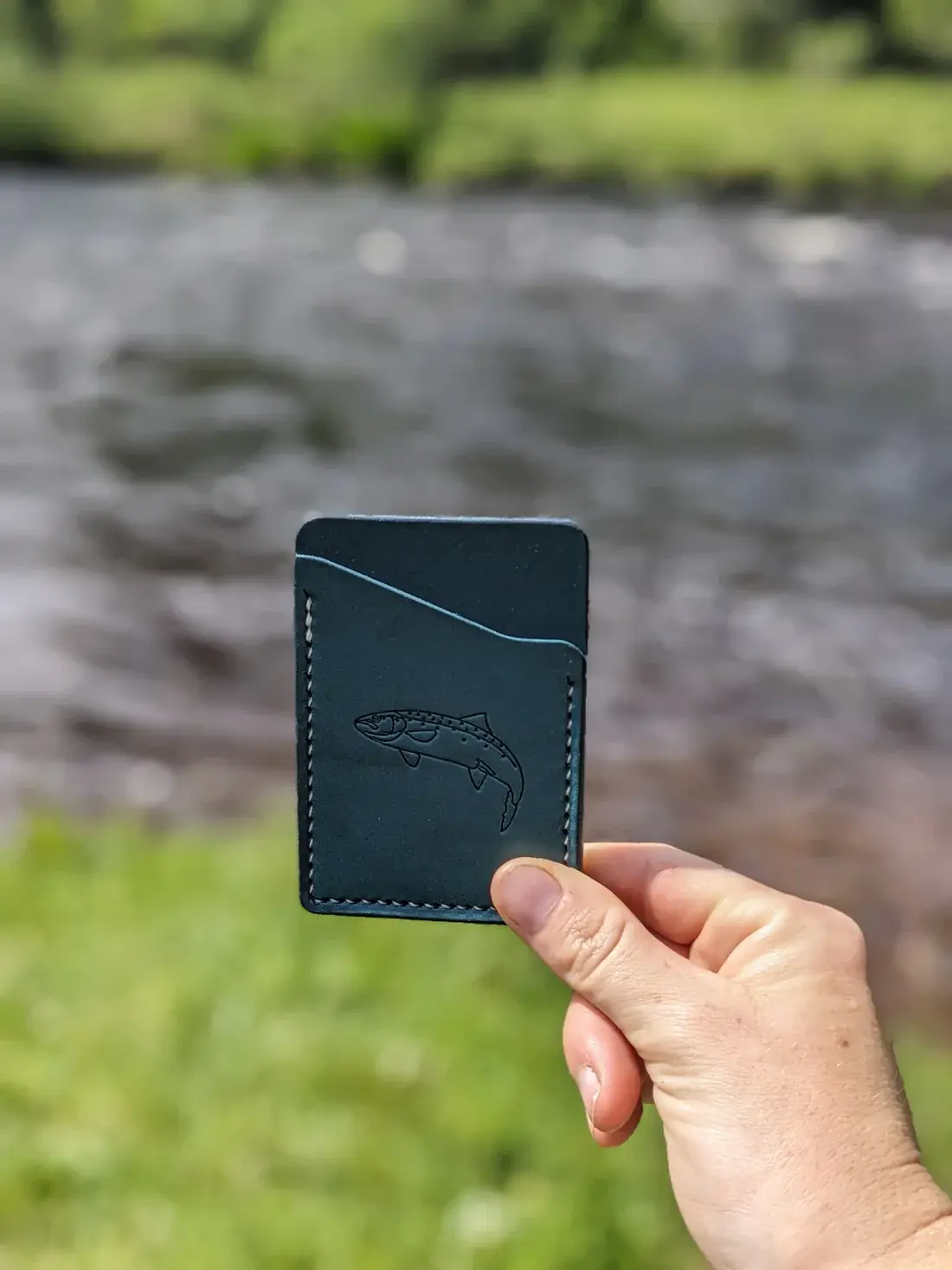 J Boult FishMhor Salmon Card Wallet