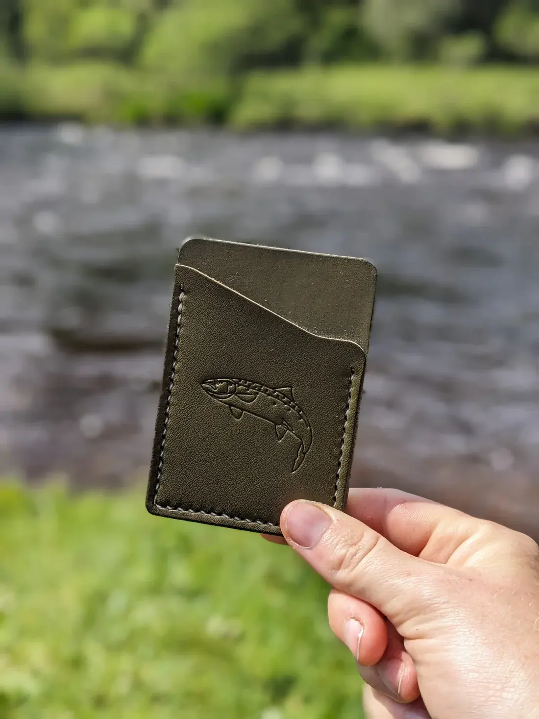 J Boult FishMhor Salmon Card Wallet