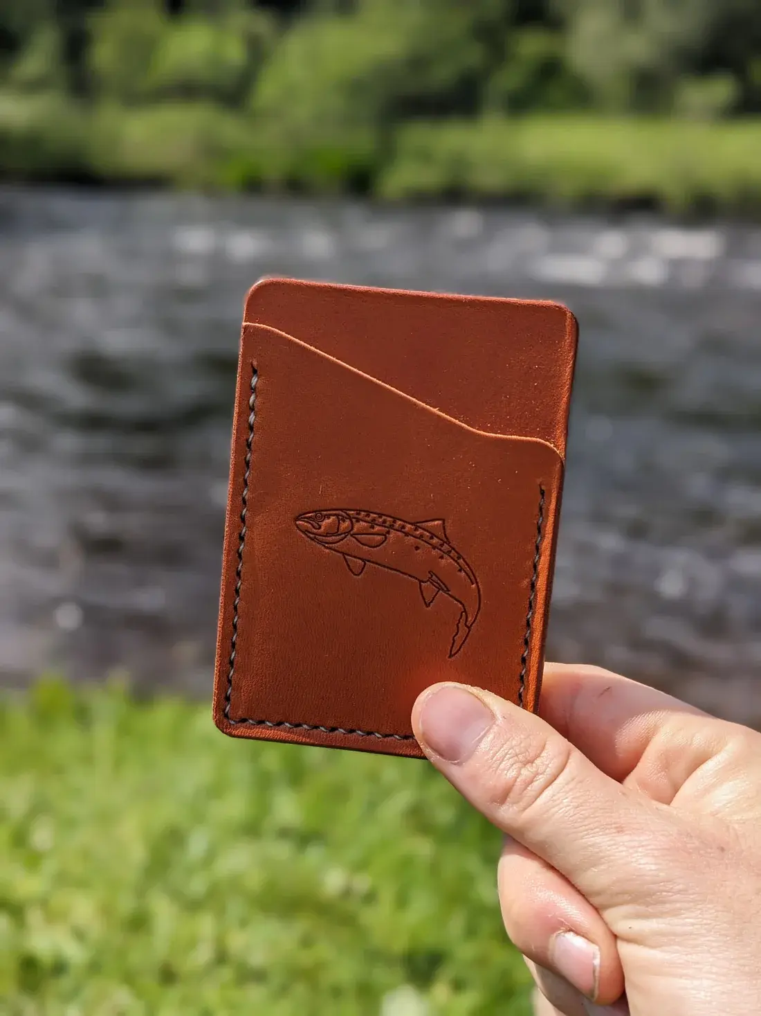 J Boult FishMhor Salmon Card Wallet