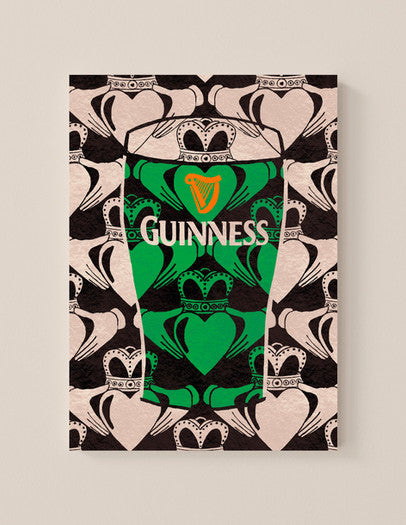 Maud's Studio Love Guinness Claddagh Wall Art Print