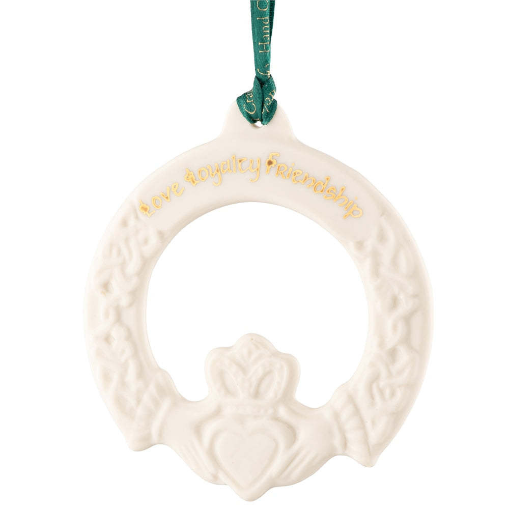 Belleek Belleek Claddagh Ornament