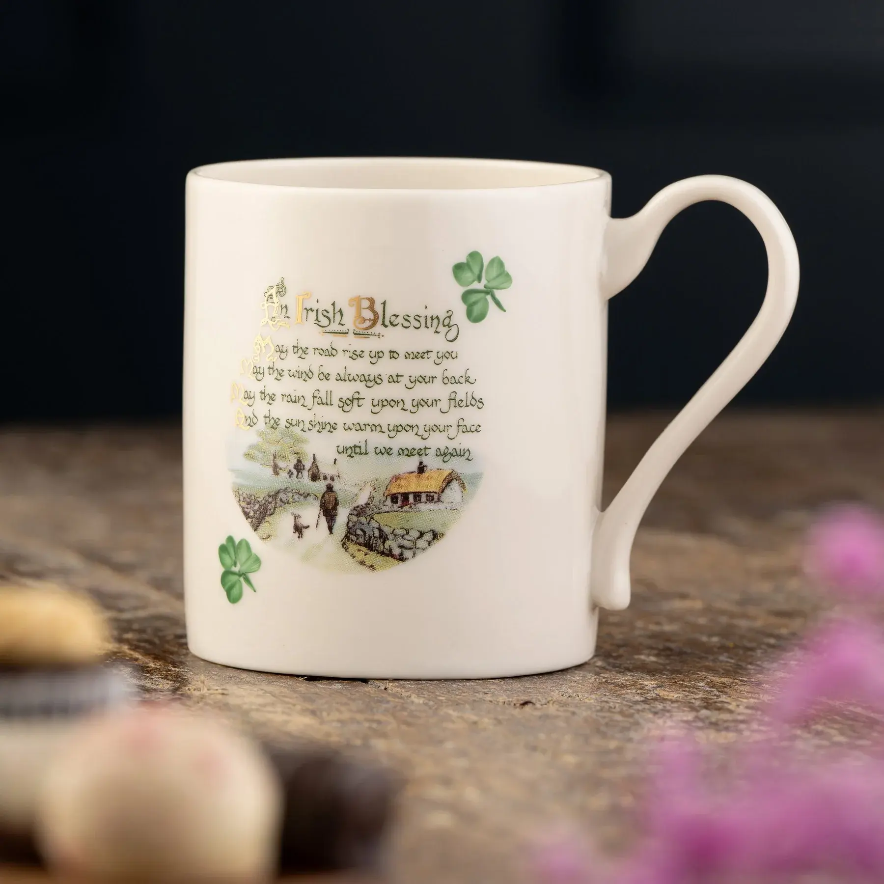 Belleek Irish Blessing Mug
