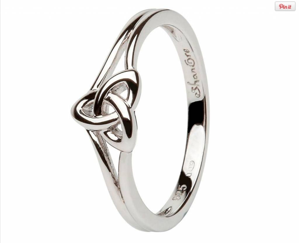 Shanore Sterling Silver Trinity Knot Ring