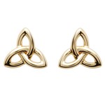 Shanore 10K Gold Trinity Knot Stud Earrings