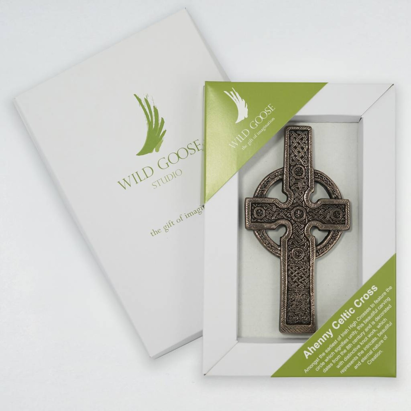 Wild Goose Studios Hand-cast Bronze: Ahenny Celtic Cross