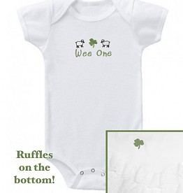 Wee Ones Wee One Ruffle Bum Onesie