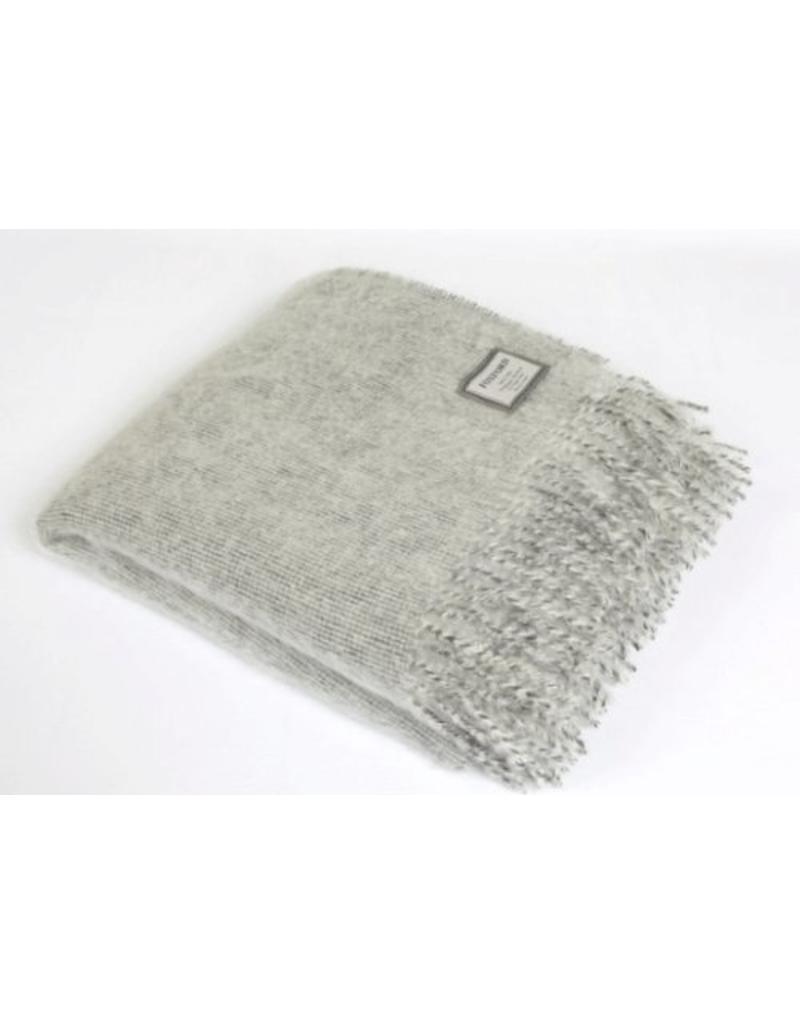 Light Grey Mohair Throw Celtic Aer Gift Light Grey Mohair Throw Blanket