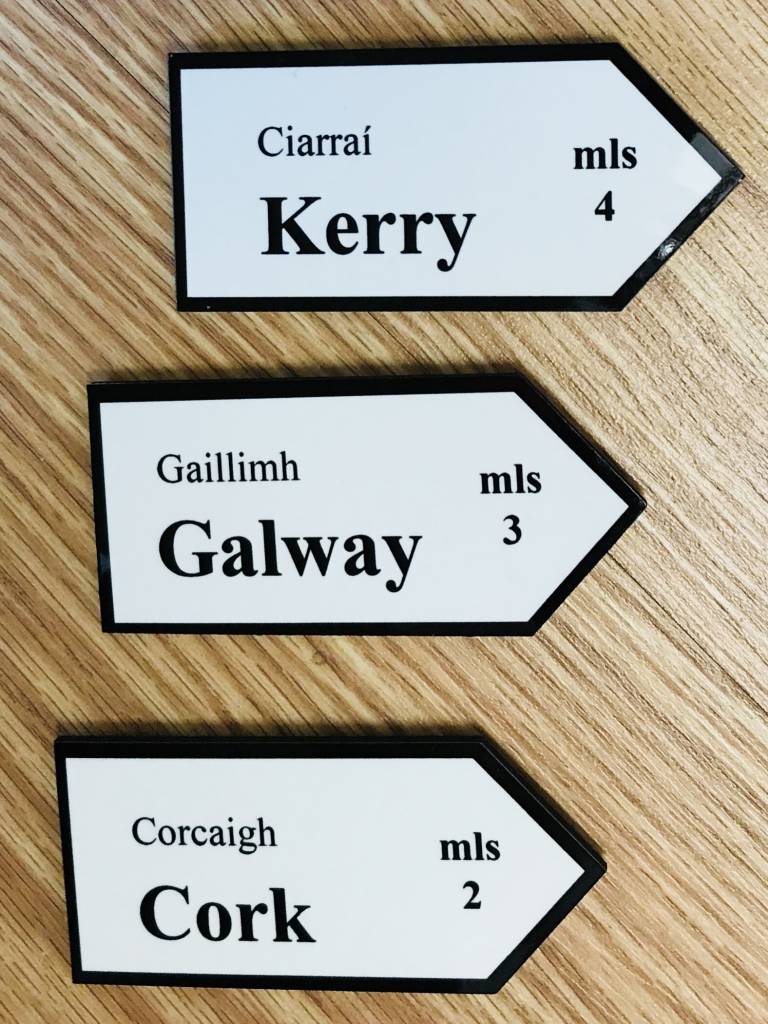 Liffey Artefacts County Road Sign Magnet