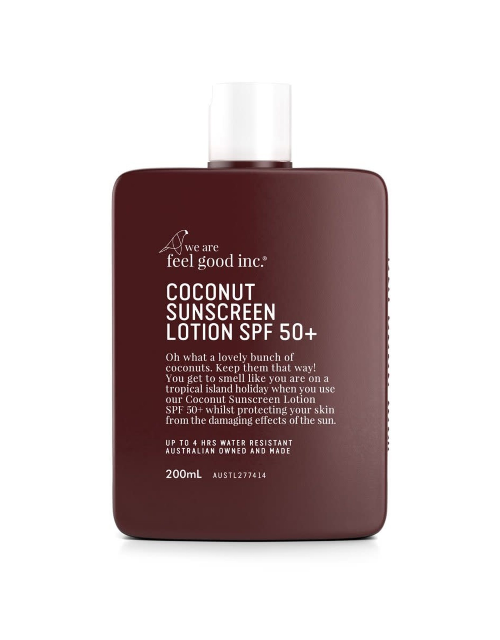 WE ARE FEEL GOOD INC Coconut Sunscreen Lotion SPF 50+ 200ml
