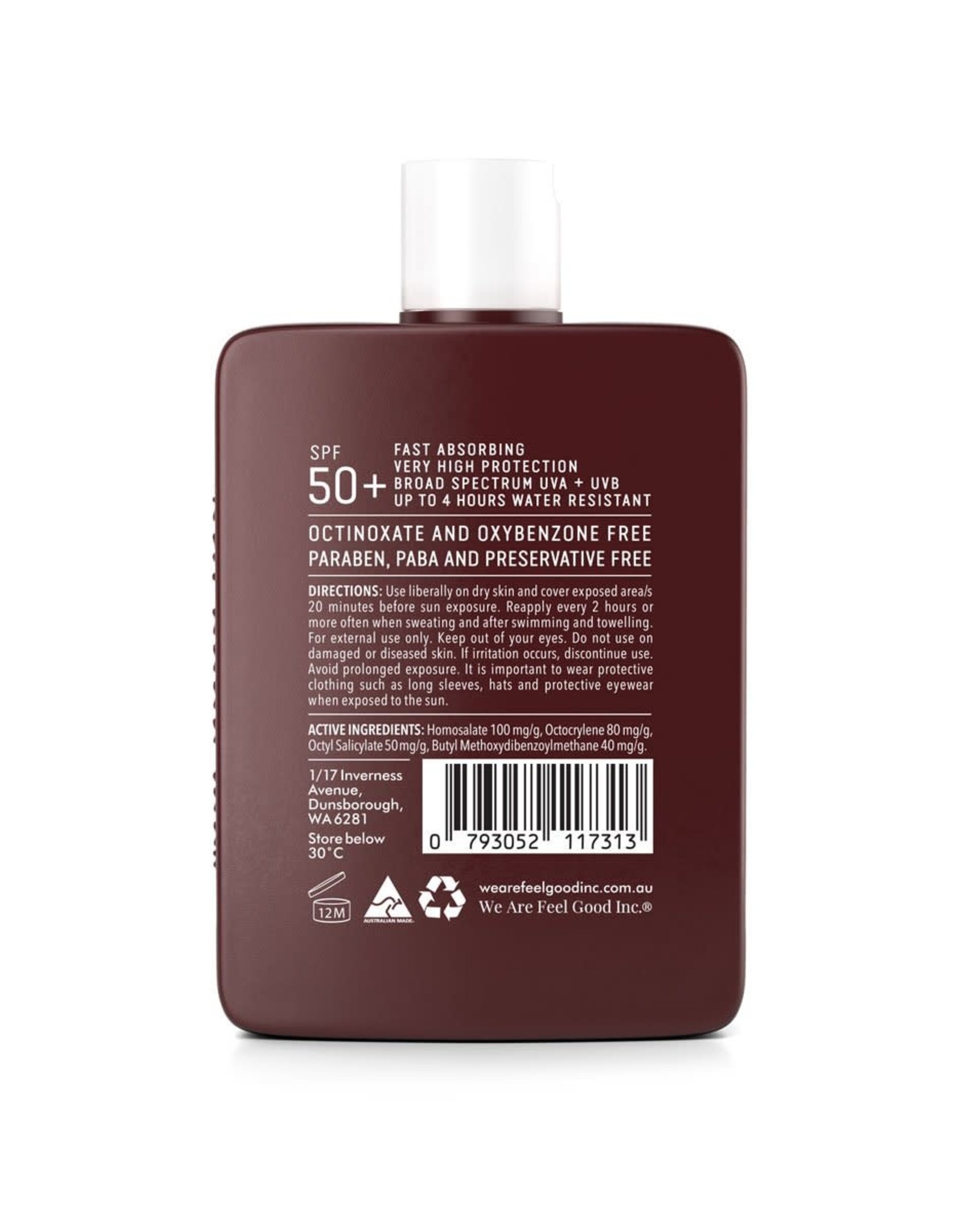 WE ARE FEEL GOOD INC Coconut Sunscreen Lotion SPF 50+ 200ml