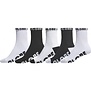 Kids 5 Pack Socks Black/White 2-8