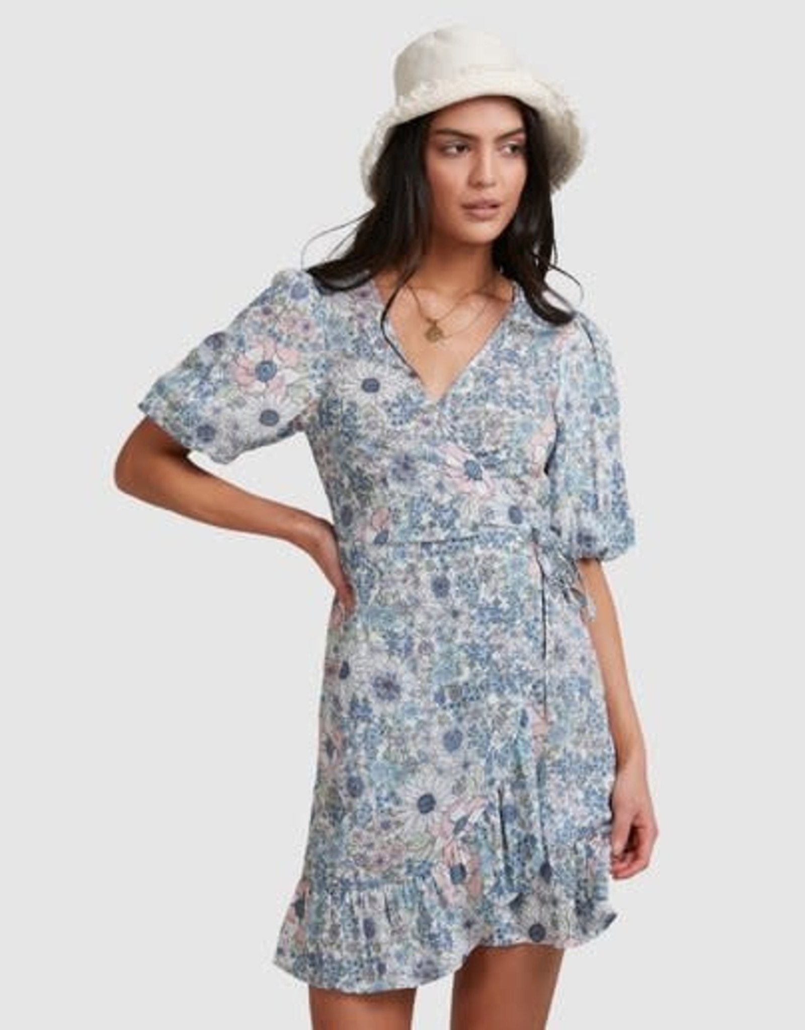 BILLABONG Fieldday Wrap Dress